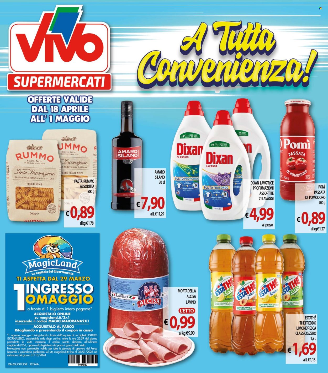 Volantino Supermercati VIVO - 18.4.2024 - 1.5.2024.
