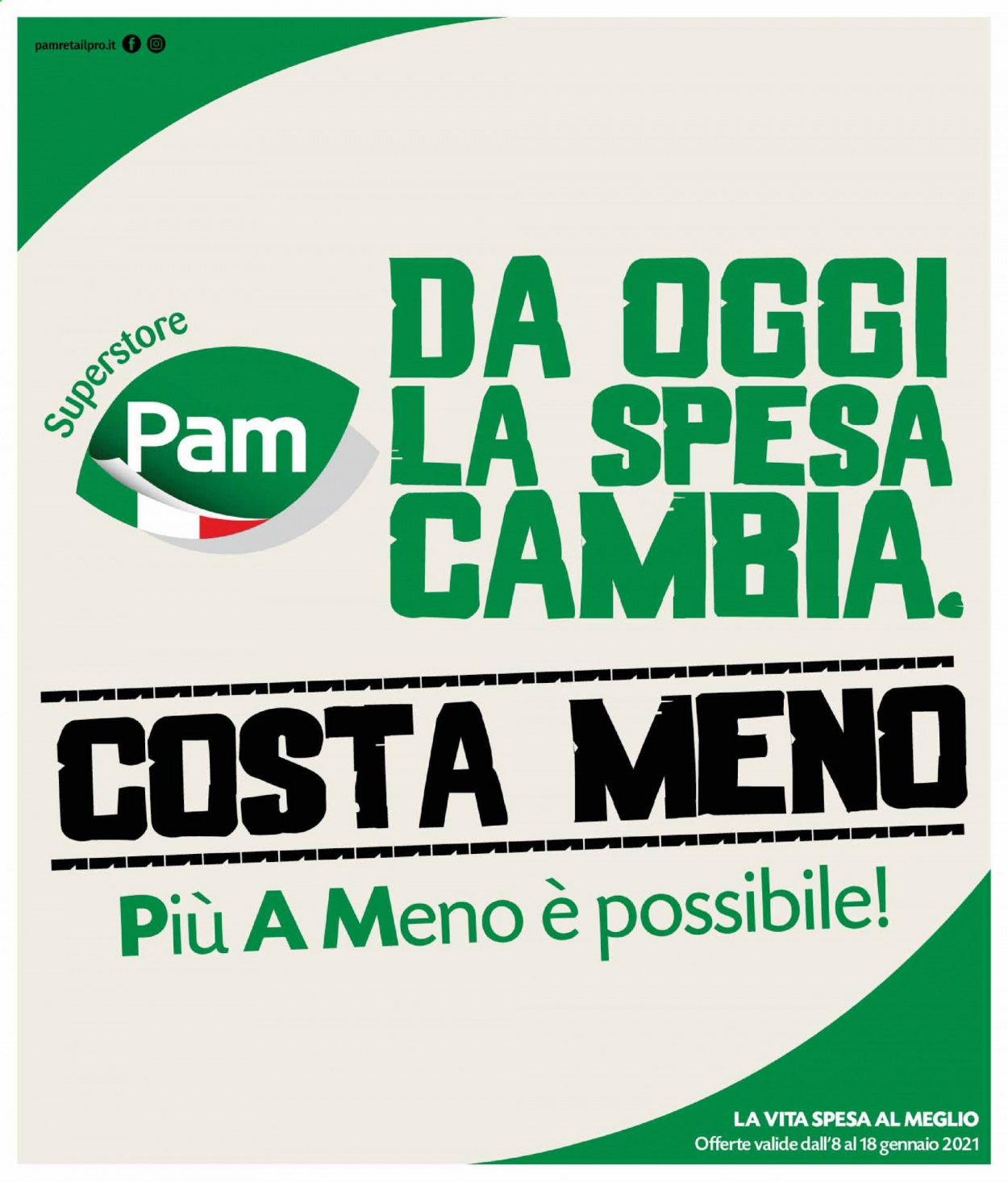 Volantino Pam Panorama - 8.1.2021 - 18.1.2021.