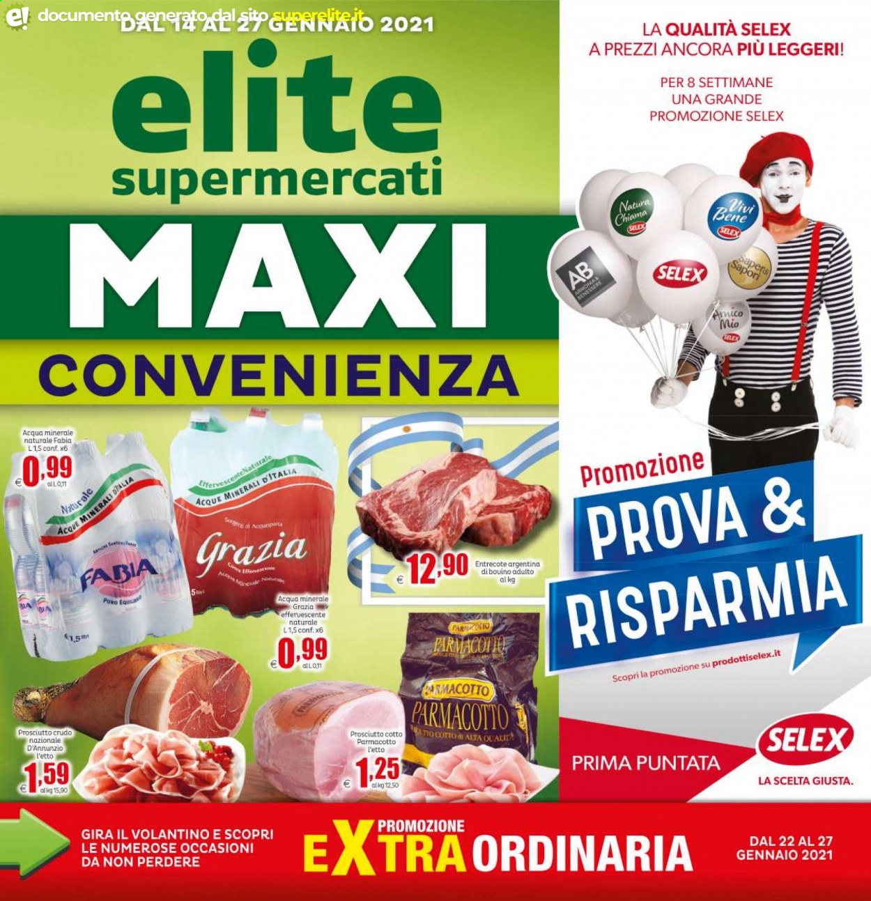 Volantino Elite Supermercati - 14.1.2021 - 27.1.2021.