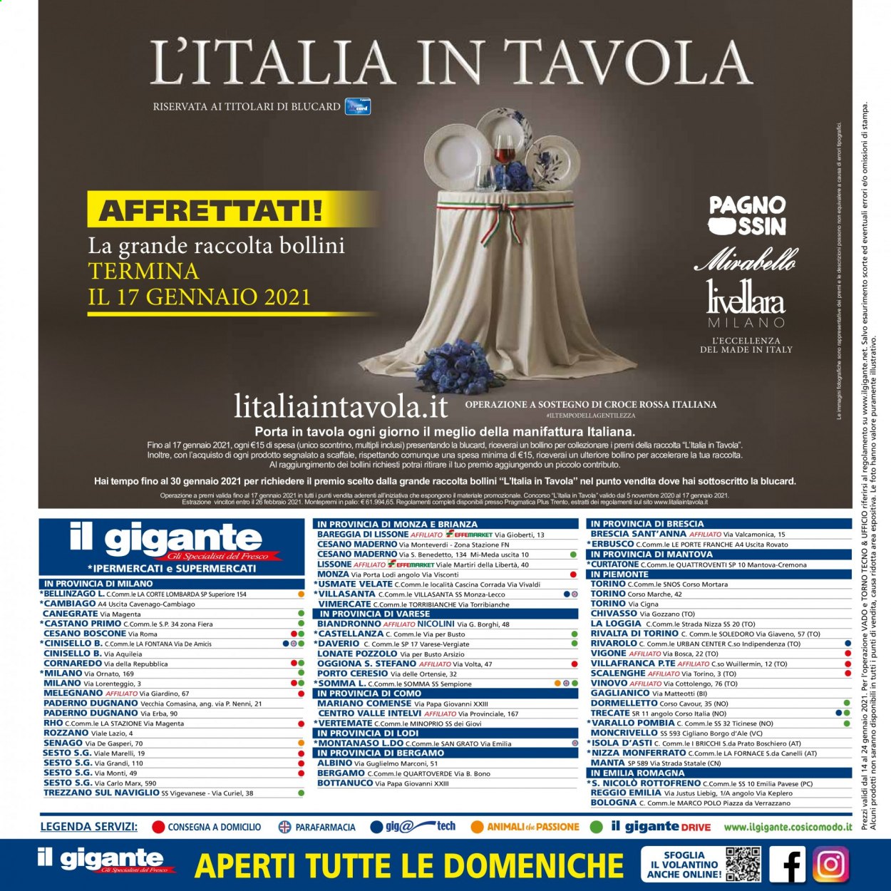 Volantino Il Gigante - 14.1.2021 - 24.1.2021.