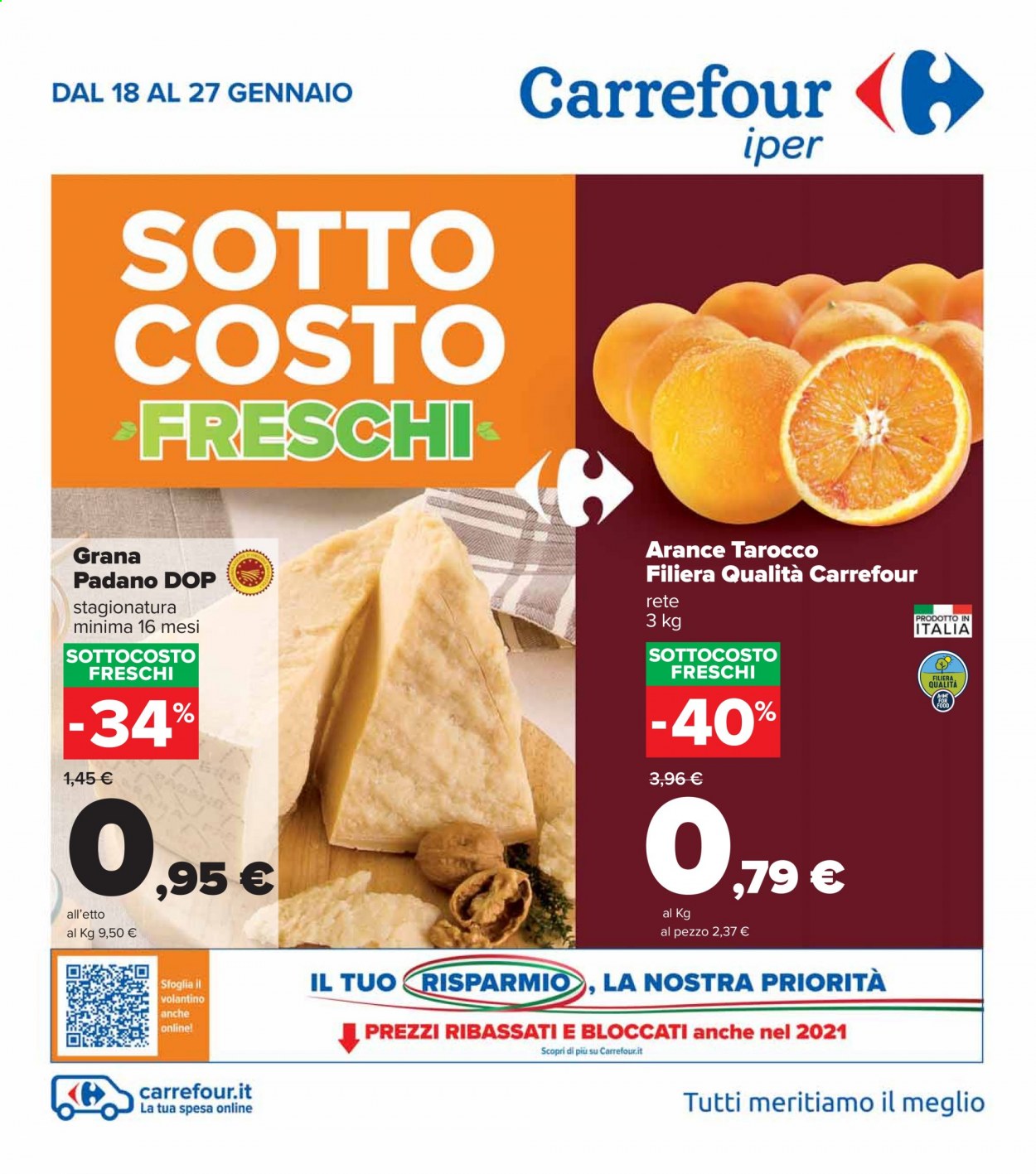 Volantino Carrefour - 18.1.2021 - 27.1.2021.