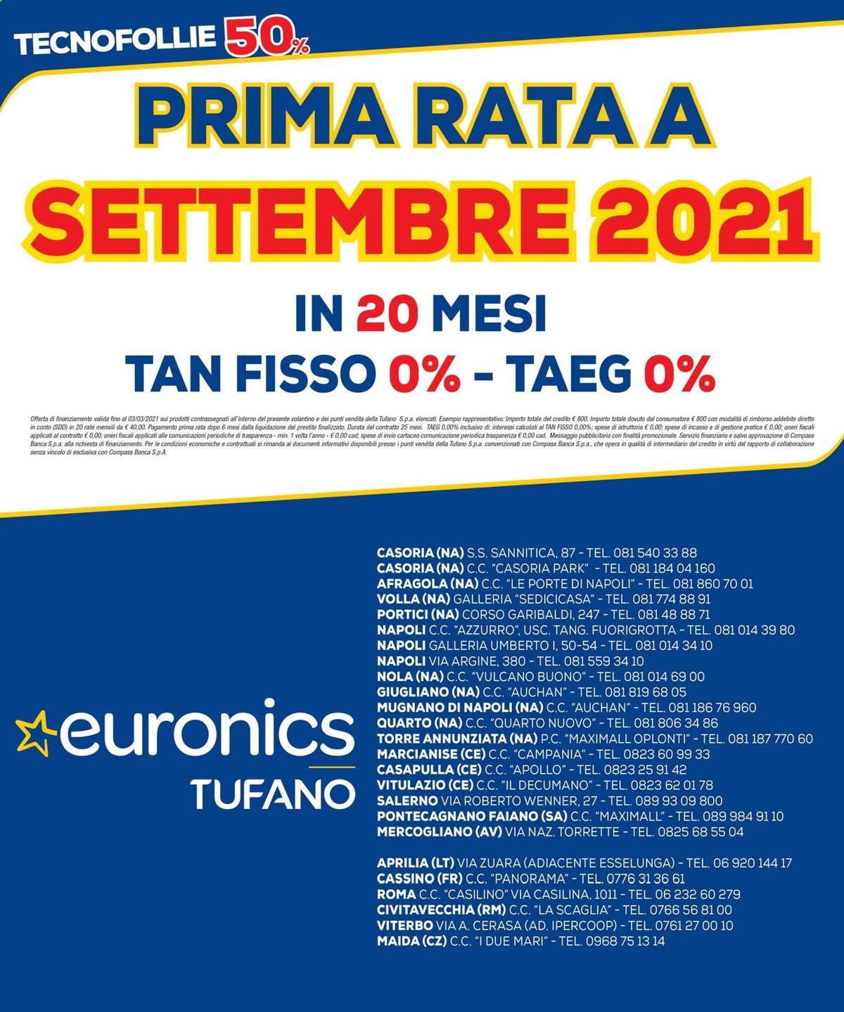 Volantino Euronics - 19.2.2021 - 3.3.2021.