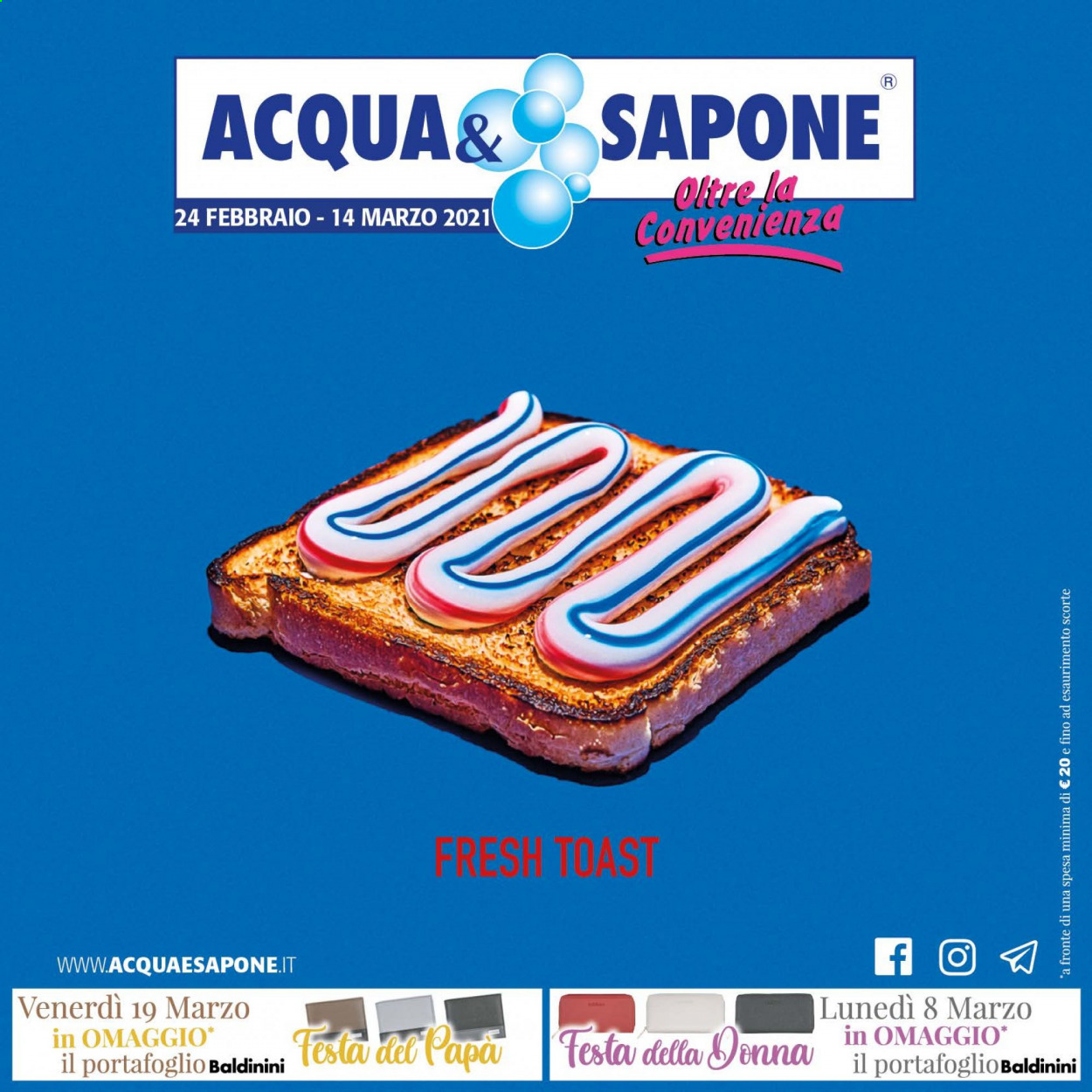 Volantino Acqua & Sapone - 24.2.2021 - 14.3.2021.