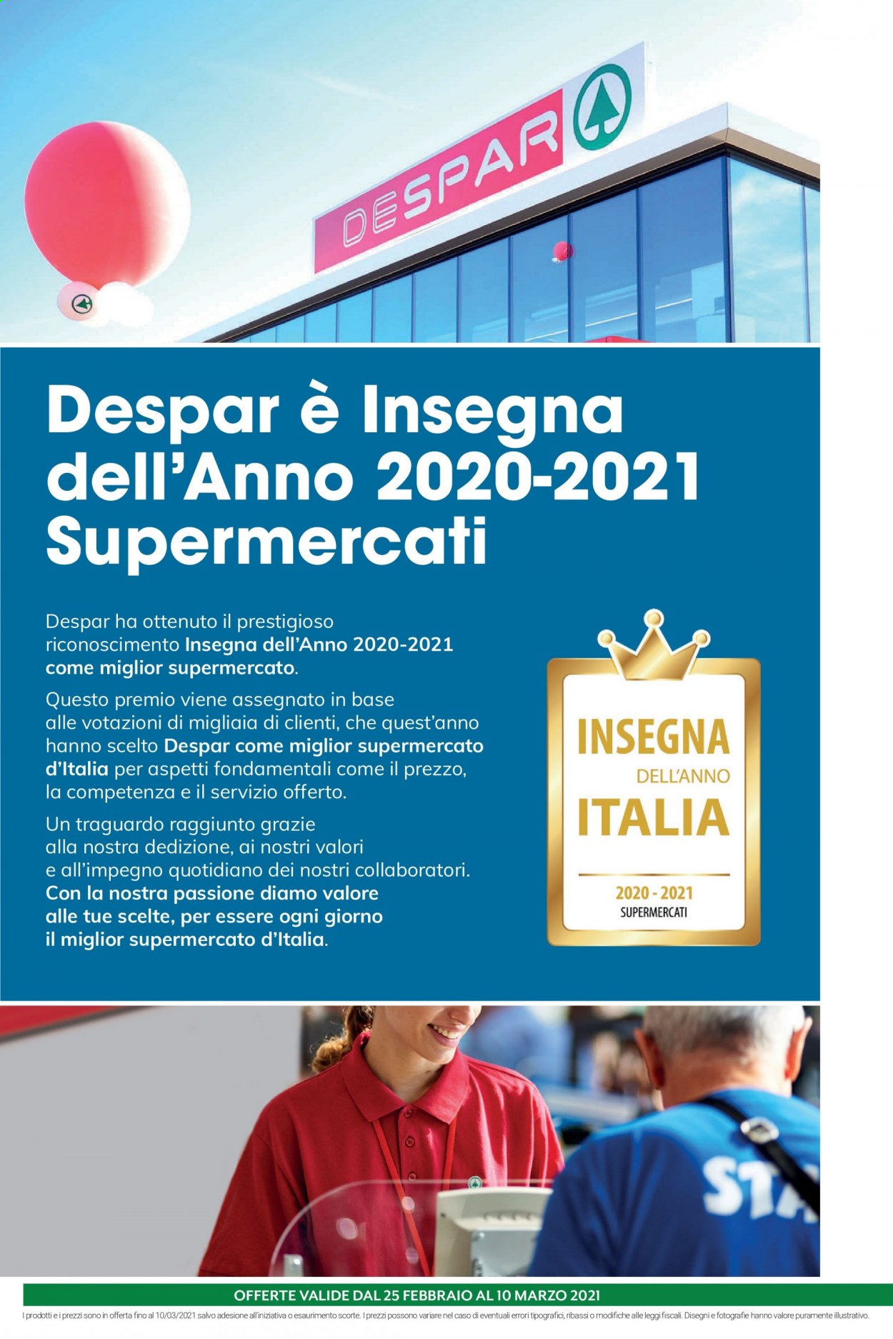 Volantino Despar - 25.2.2021 - 10.3.2021.