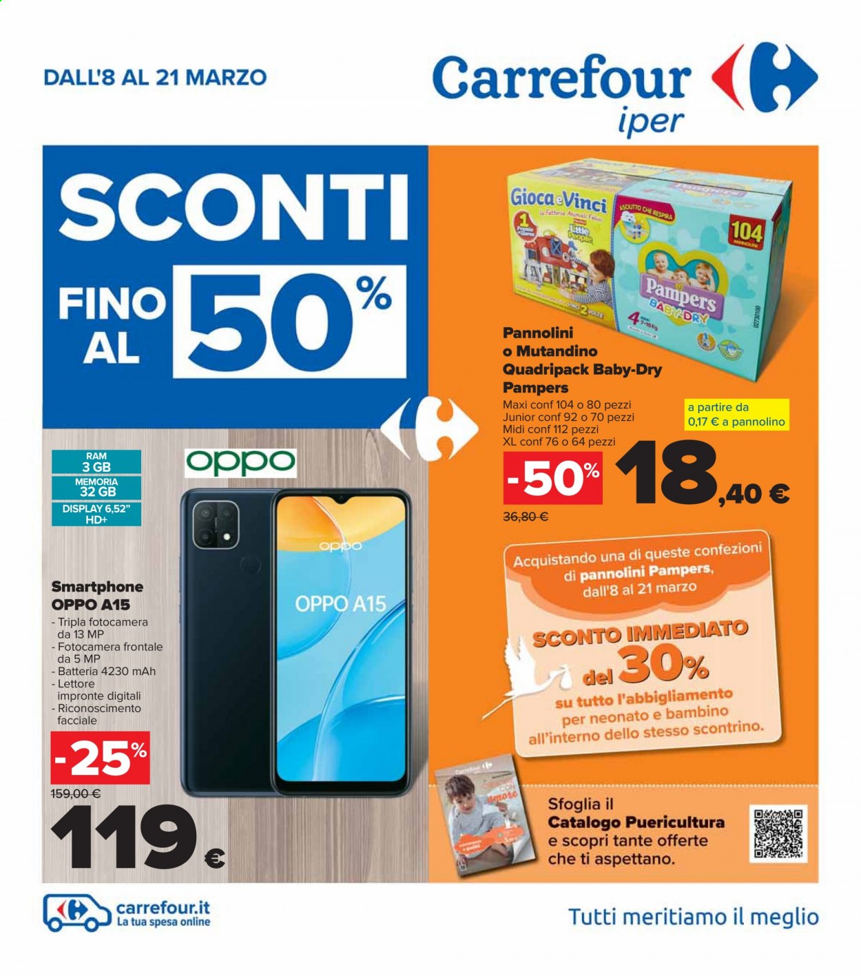 Volantino Carrefour - 8.3.2021 - 21.3.2021.
