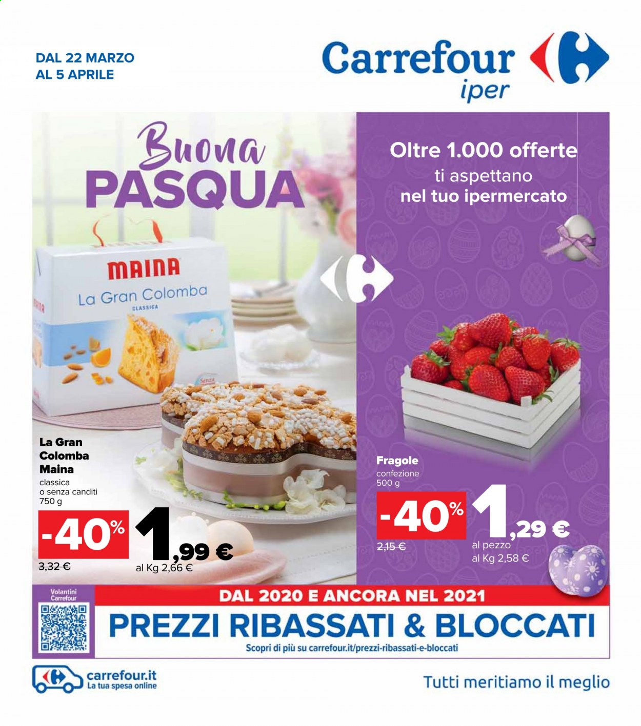 Volantino Carrefour - 22.3.2021 - 5.4.2021.