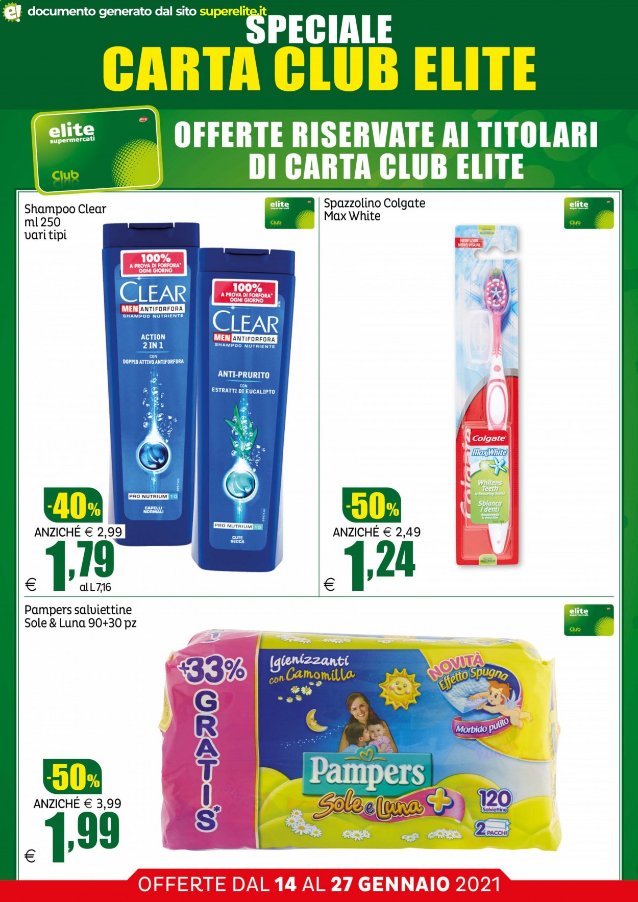 Volantino Elite Supermercati - 8.4.2021 - 21.4.2021.
