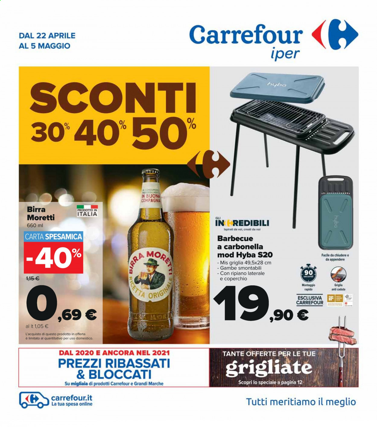 Volantino Carrefour - 22.4.2021 - 5.5.2021.
