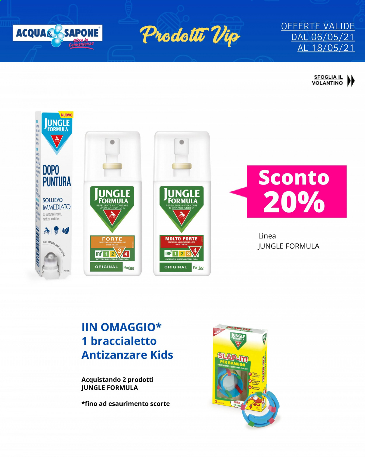 Volantino Acqua & Sapone - 6.5.2021 - 18.5.2021.