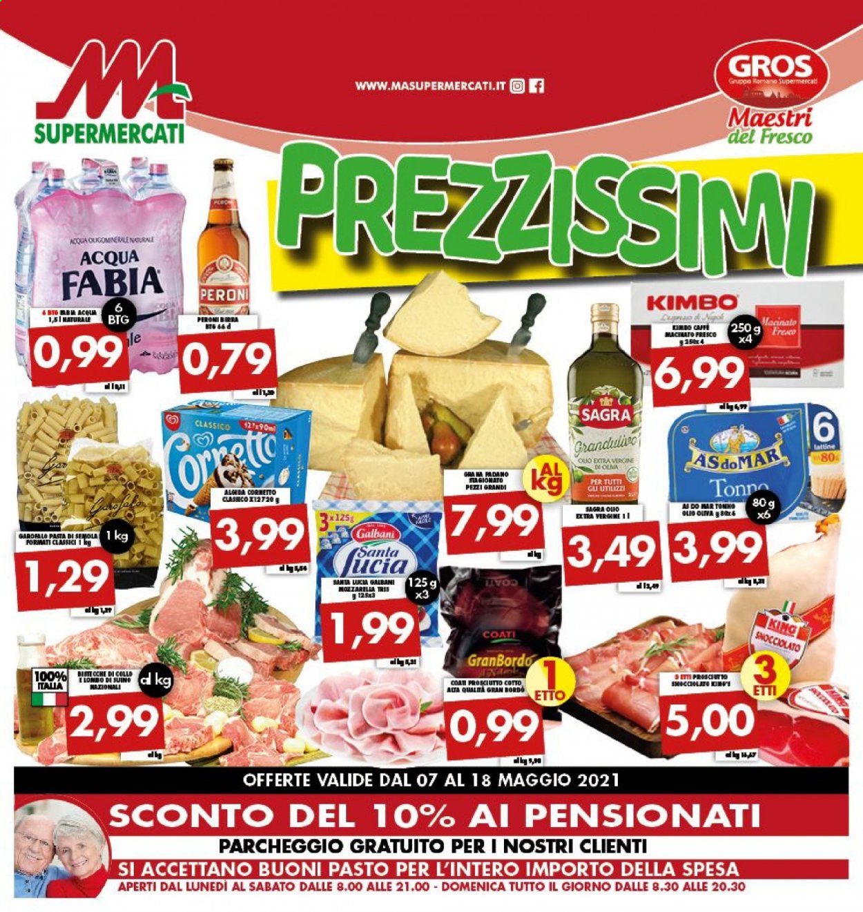 Volantino M.A. Supermercati - 7.5.2021 - 18.5.2021.