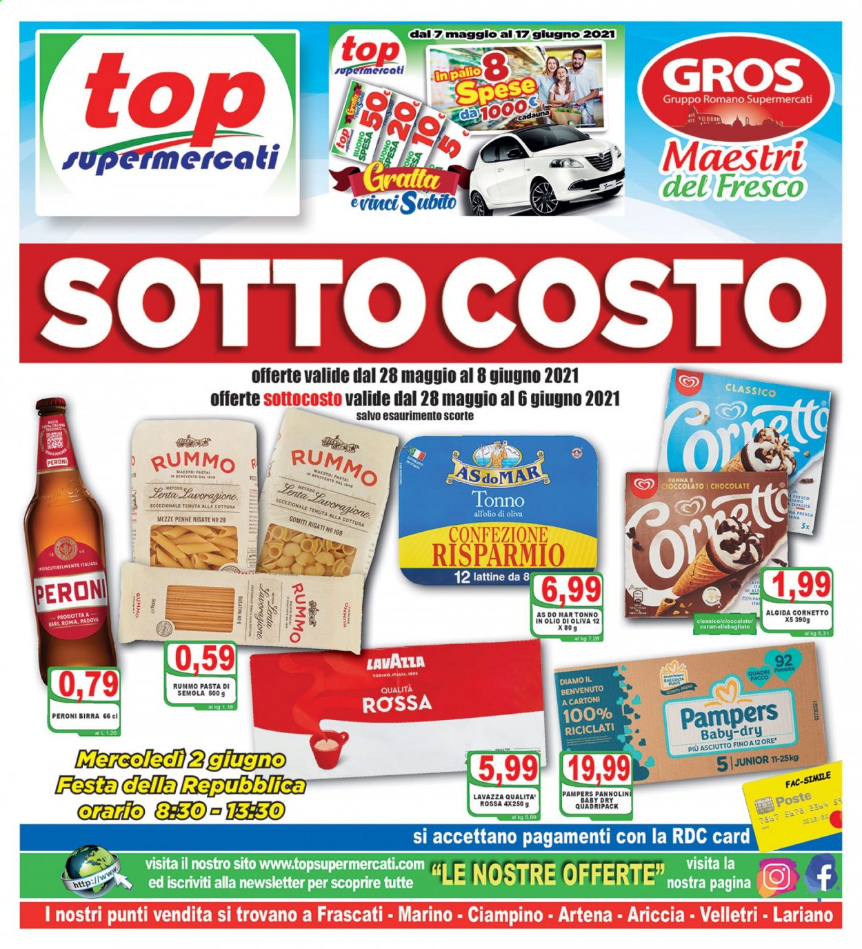 Volantino Top Supermercati - 28.5.2021 - 8.6.2021.