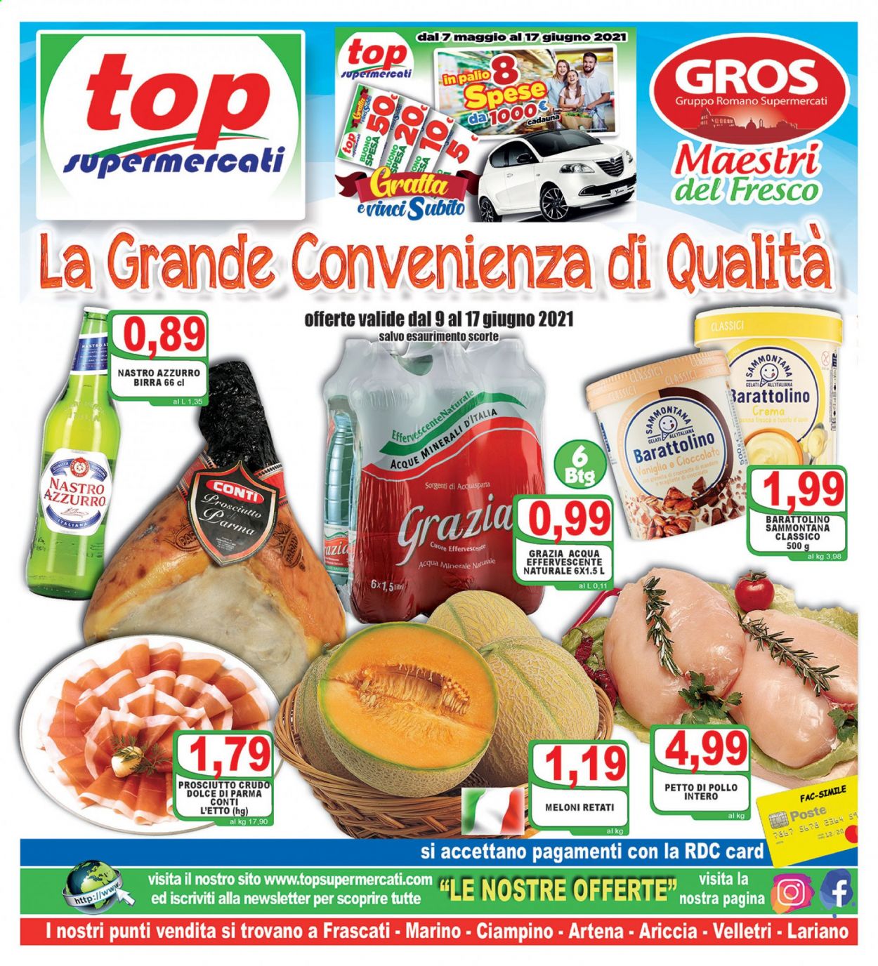 Volantino Top Supermercati - 9.6.2021 - 17.6.2021.