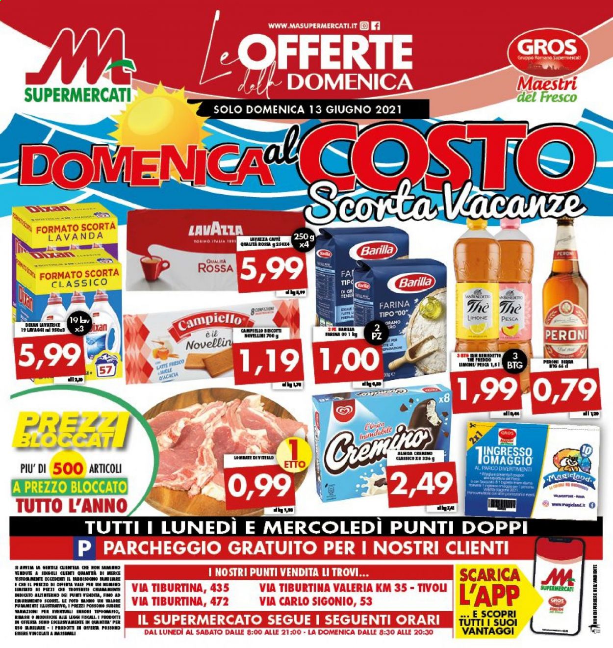 Volantino M.A. Supermercati - 9.6.2021 - 17.6.2021.