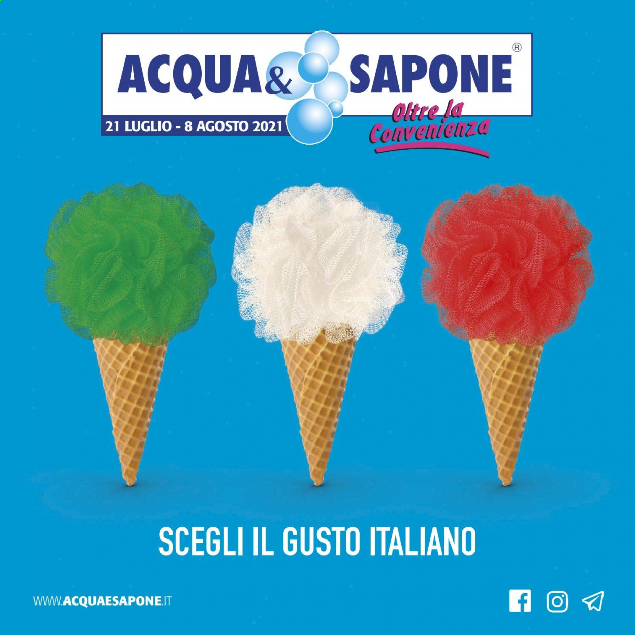 Volantino Acqua & Sapone - 21.7.2021 - 8.8.2021.