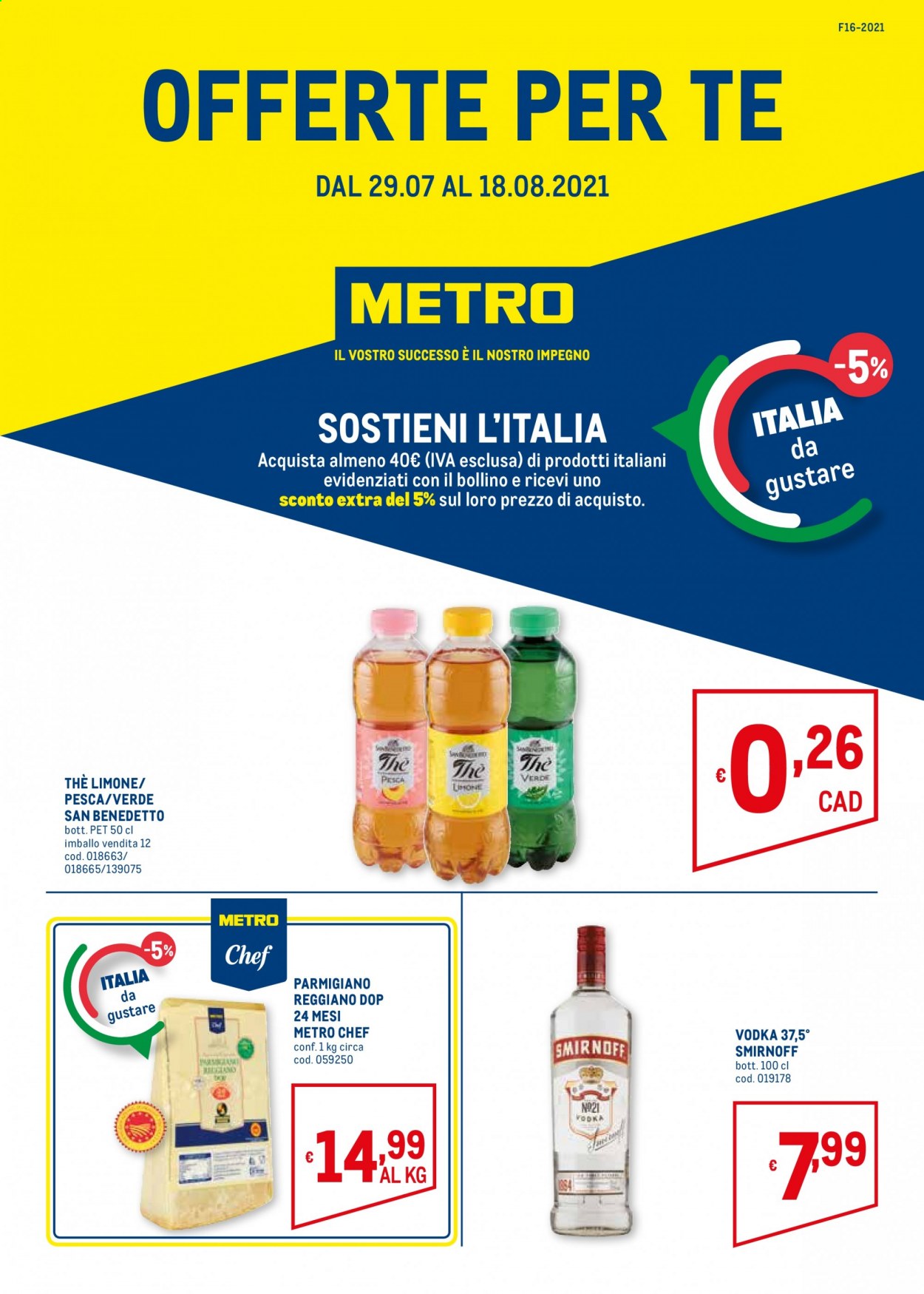 Volantino Metro - 29.7.2021 - 18.8.2021.