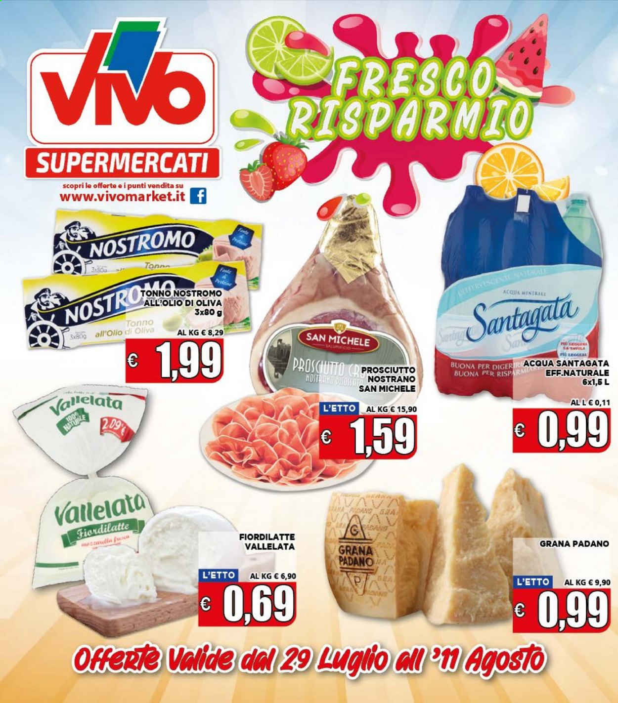 Volantino Supermercati VIVO - 29.7.2021 - 11.8.2021.