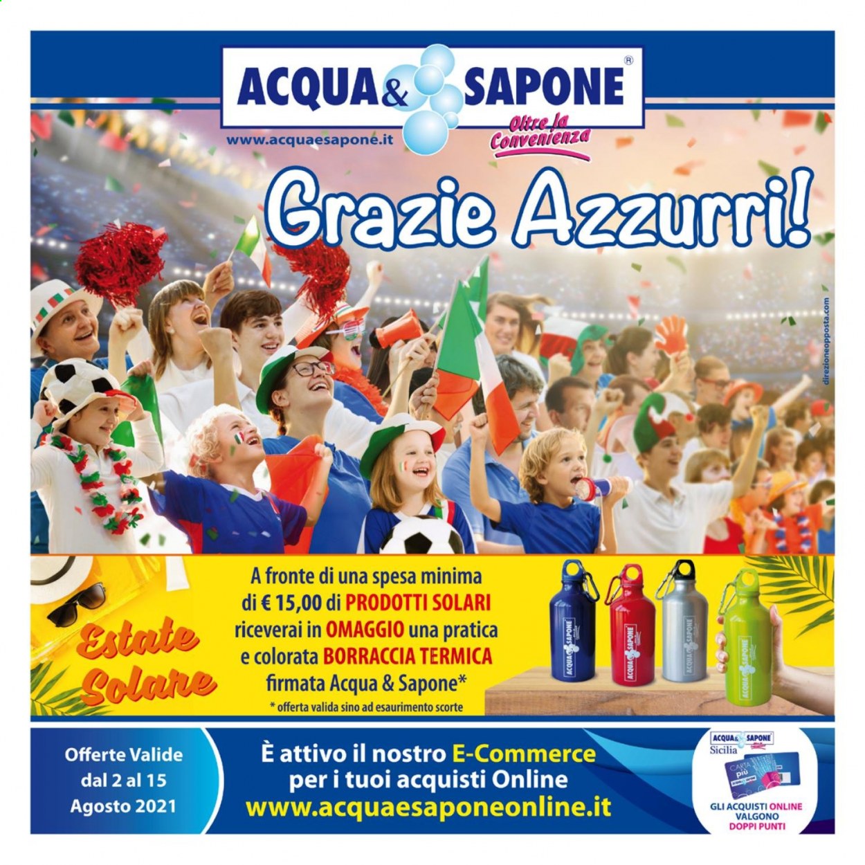 Volantino Acqua & Sapone - 2.8.2021 - 15.8.2021.