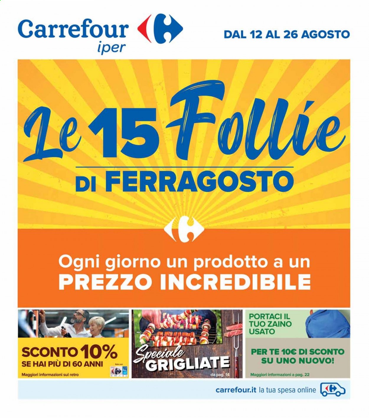 Volantino Carrefour - 12.8.2021 - 26.8.2021.