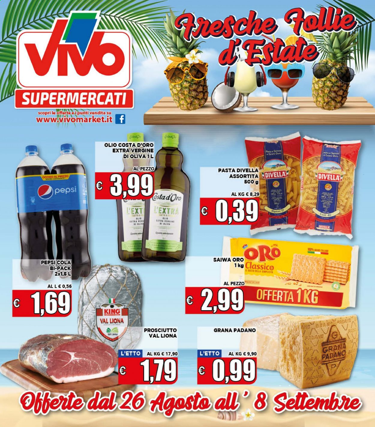 Volantino Supermercati VIVO - 26.8.2021 - 8.9.2021.