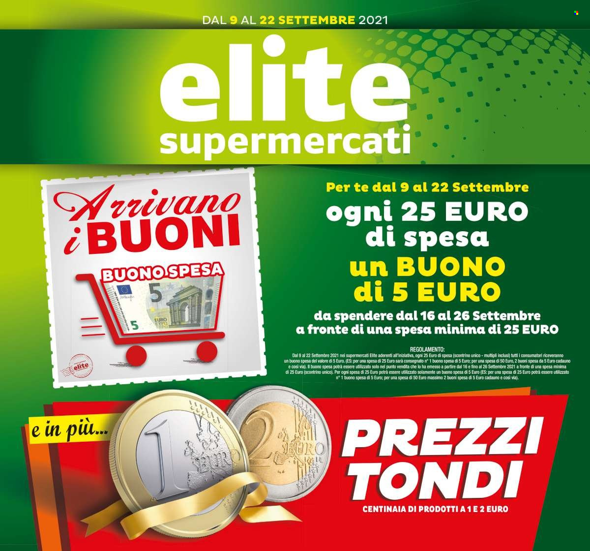 Volantino Elite Supermercati - 9.9.2021 - 22.9.2021.
