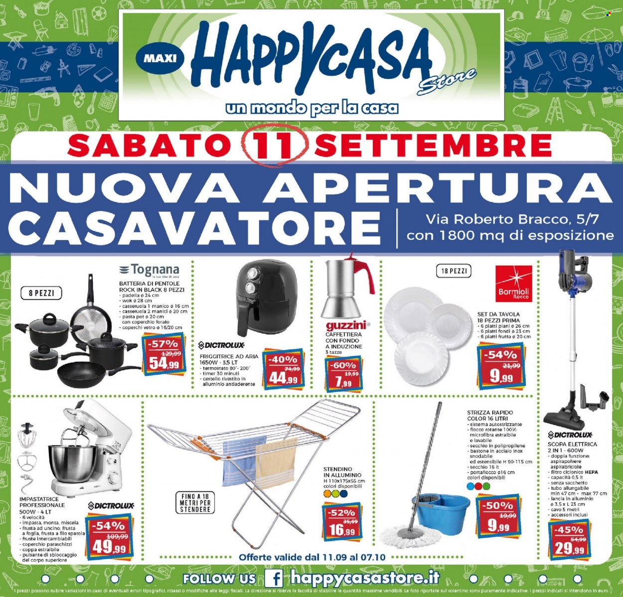 Volantino Happy Casa Store - 11.9.2021 - 7.10.2021.