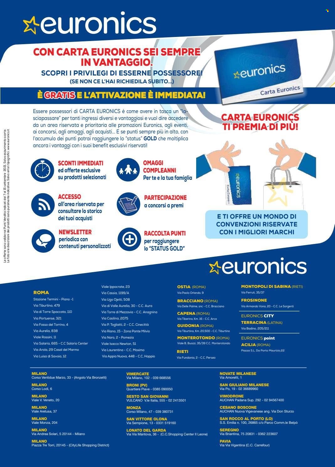 Volantino Euronics - 16.9.2021 - 30.9.2021.