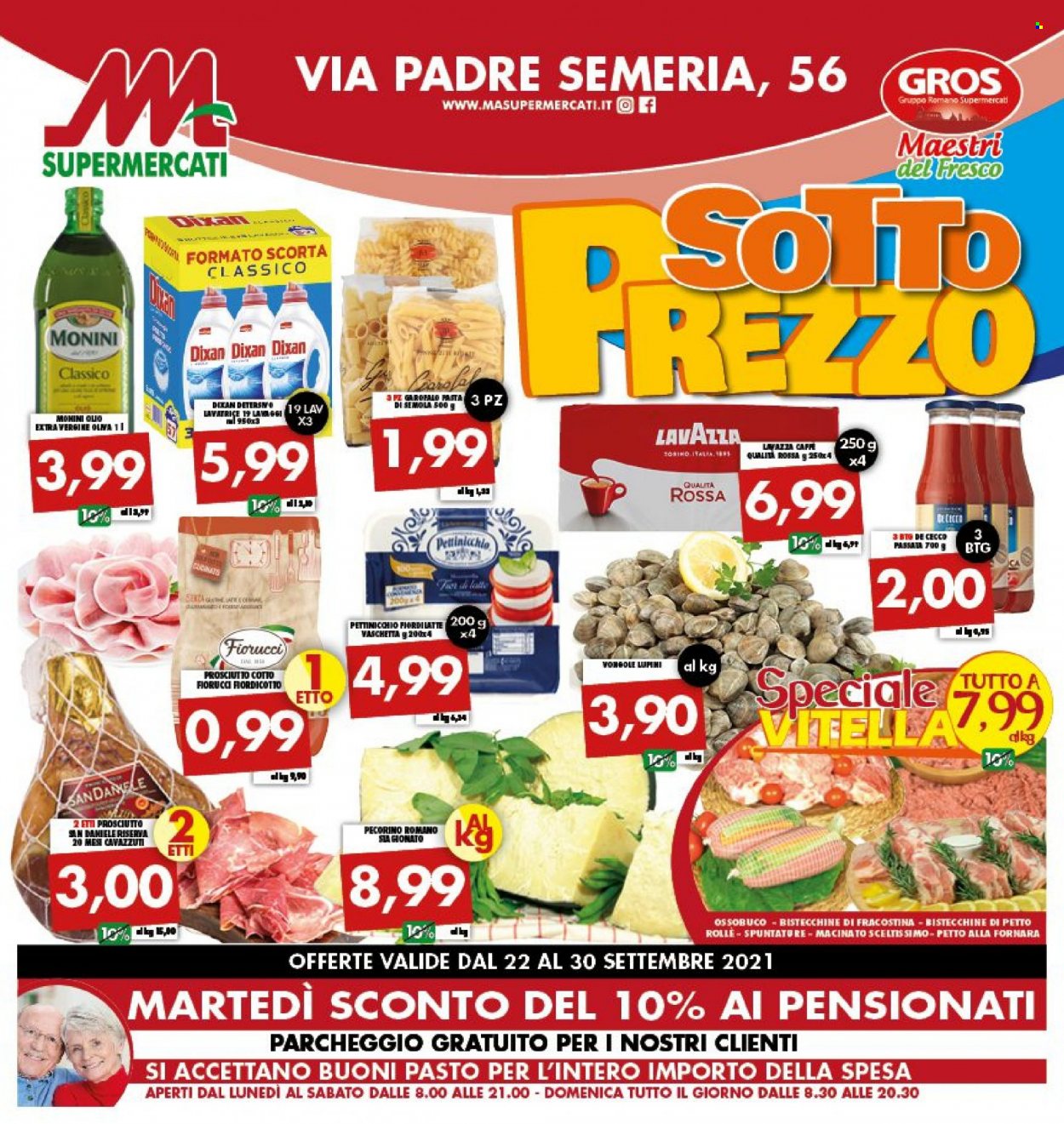 Volantino M.A. Supermercati - 22.9.2021 - 30.9.2021.