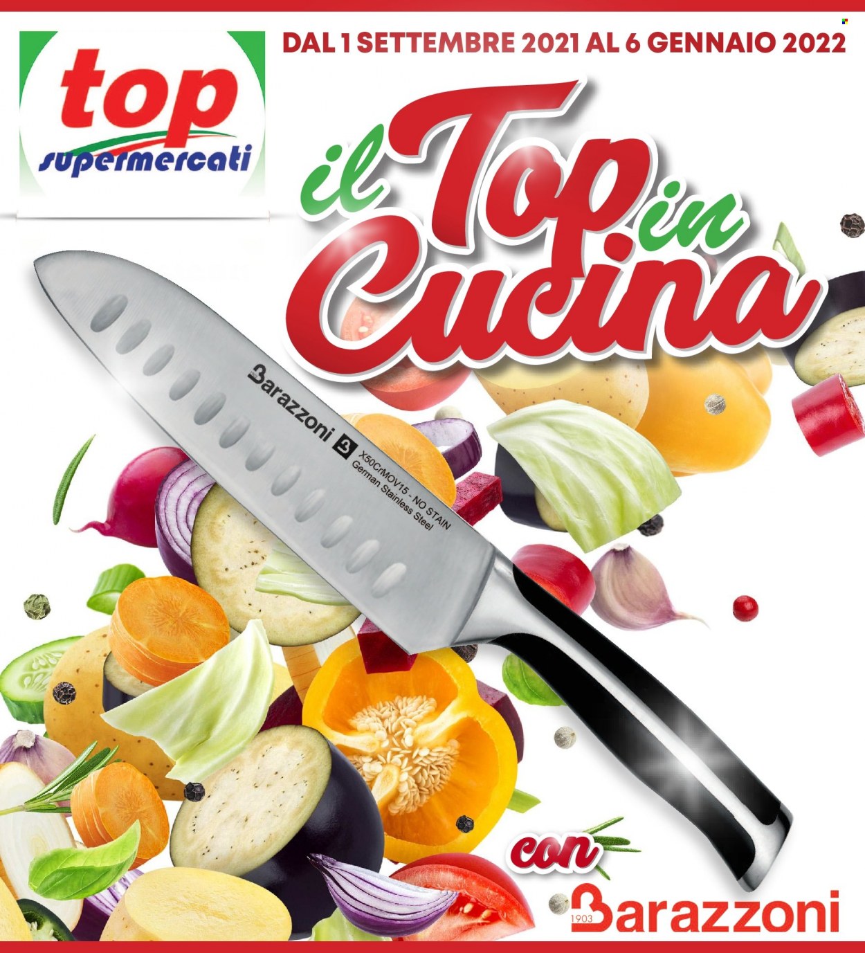 Volantino Top Supermercati - 1.9.2021 - 6.1.2022.