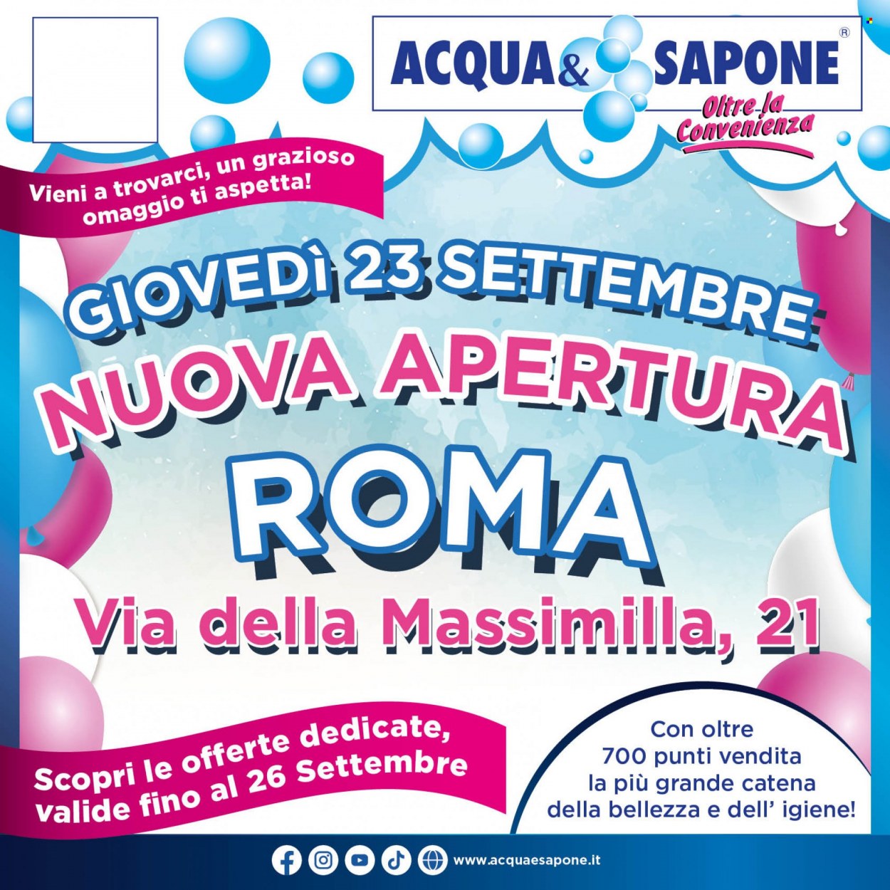 Volantino Acqua & Sapone - 23.9.2021 - 26.9.2021.
