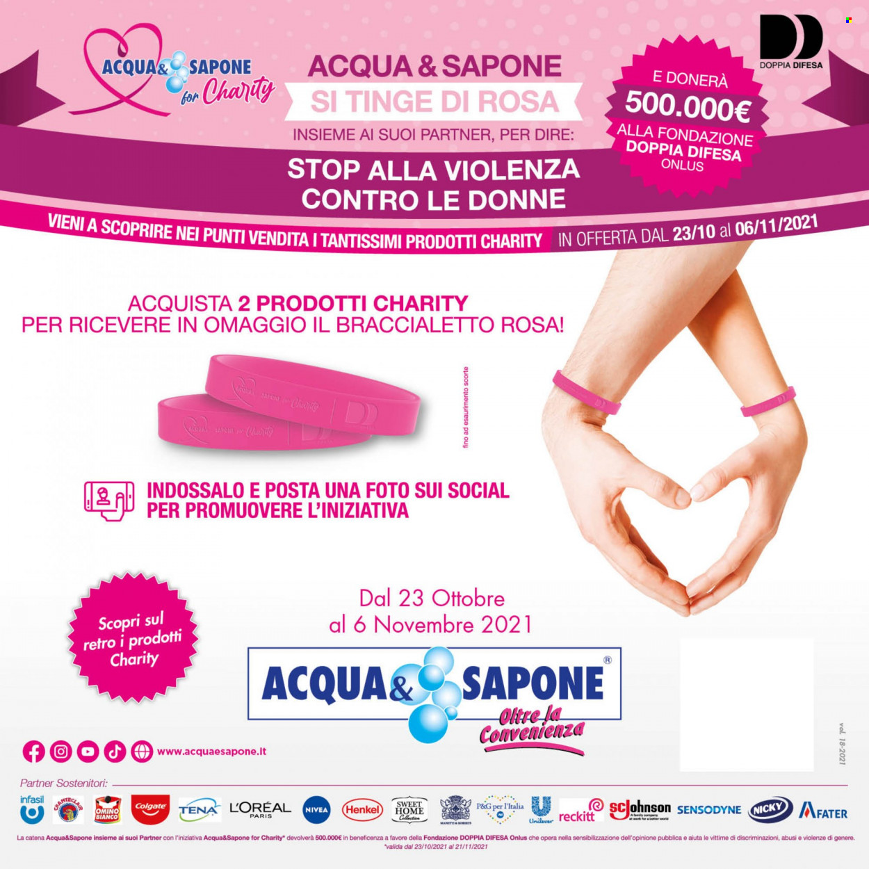 Volantino Acqua & Sapone - 23.10.2021 - 6.11.2021.