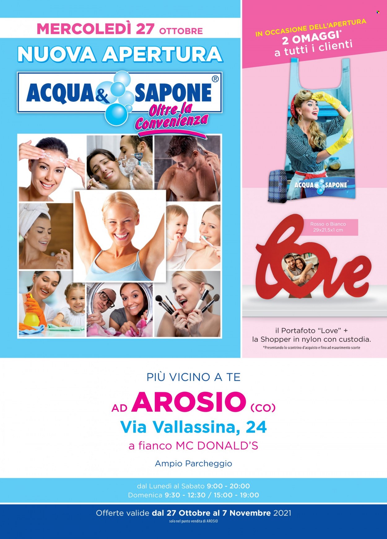 Volantino Acqua & Sapone - 27.10.2021 - 7.11.2021.