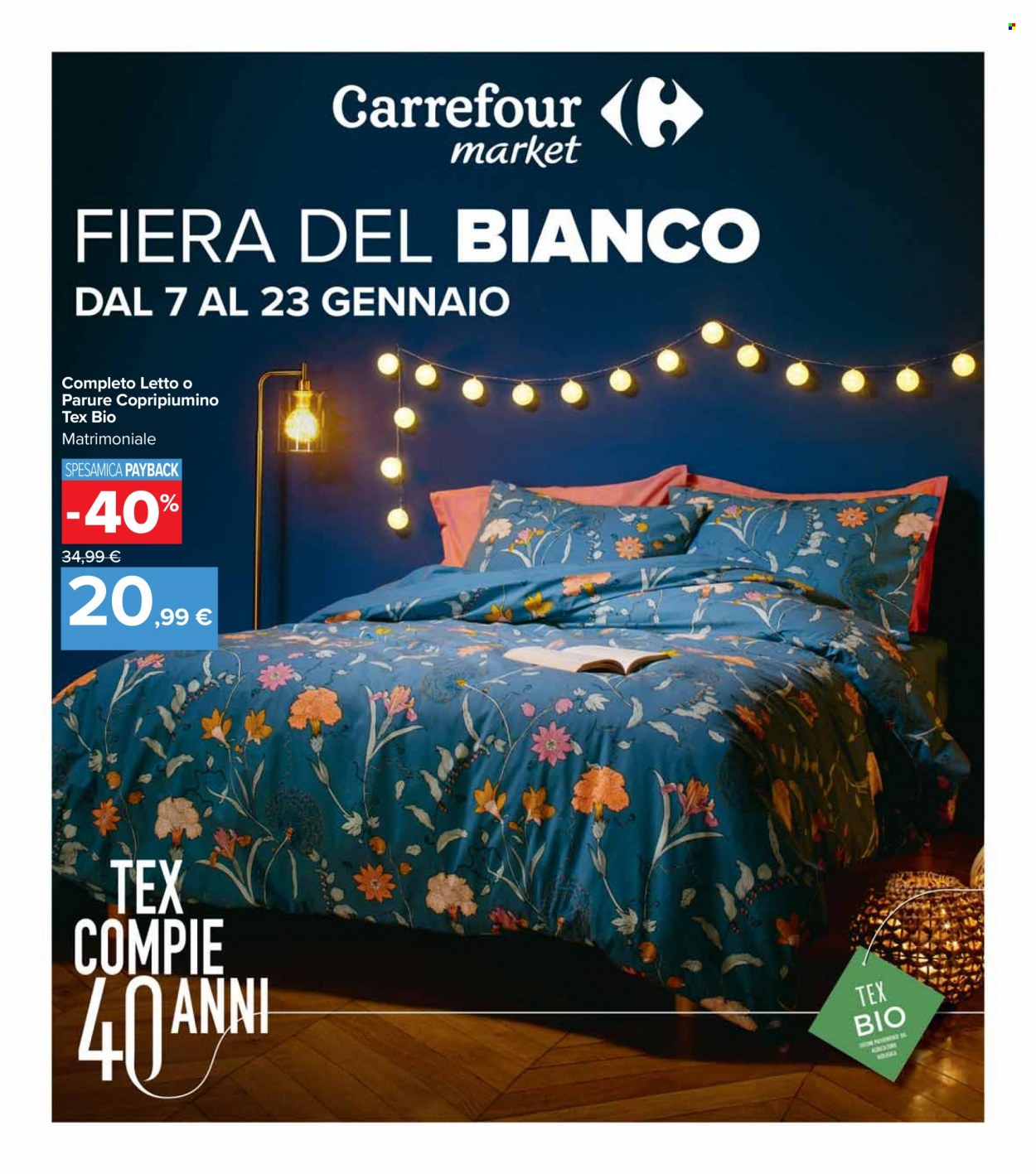 Volantino Carrefour - 7.1.2022 - 23.1.2022. Pagina 1.