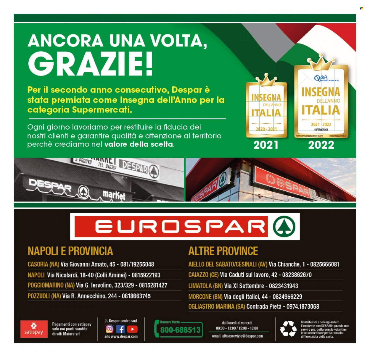 Volantino Eurospar - 10.1.2022 - 16.1.2022. Pagina 24.