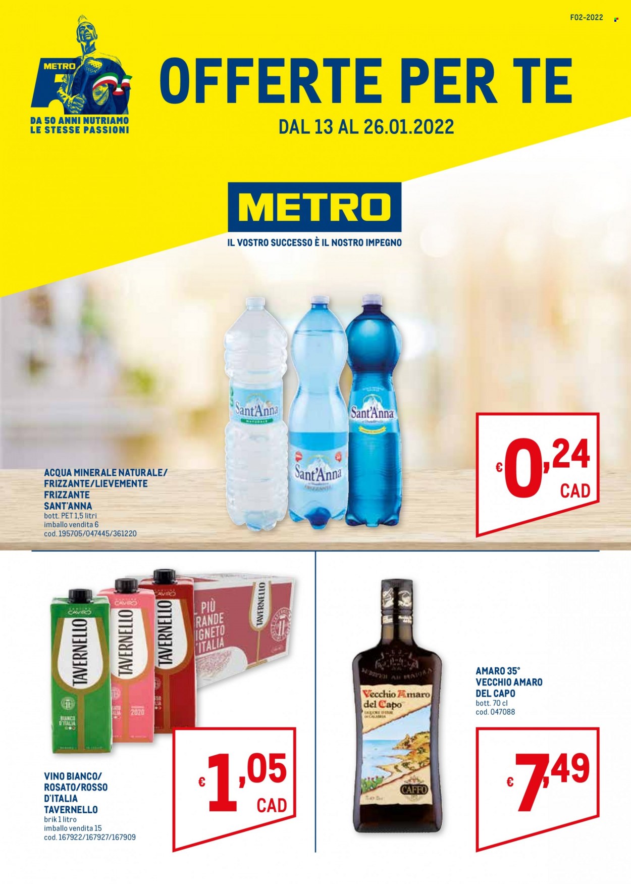 Volantino Metro - 13.1.2022 - 26.1.2022. Pagina 1.