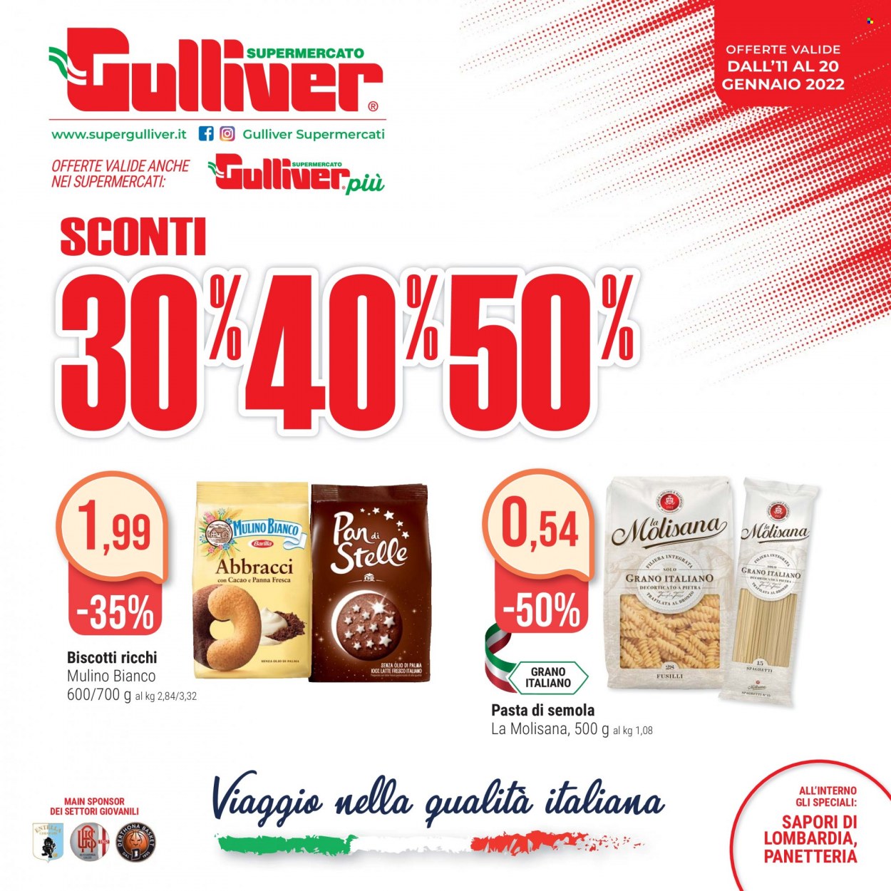 Volantino Gulliver - 11.1.2022 - 20.1.2022. Pagina 1.