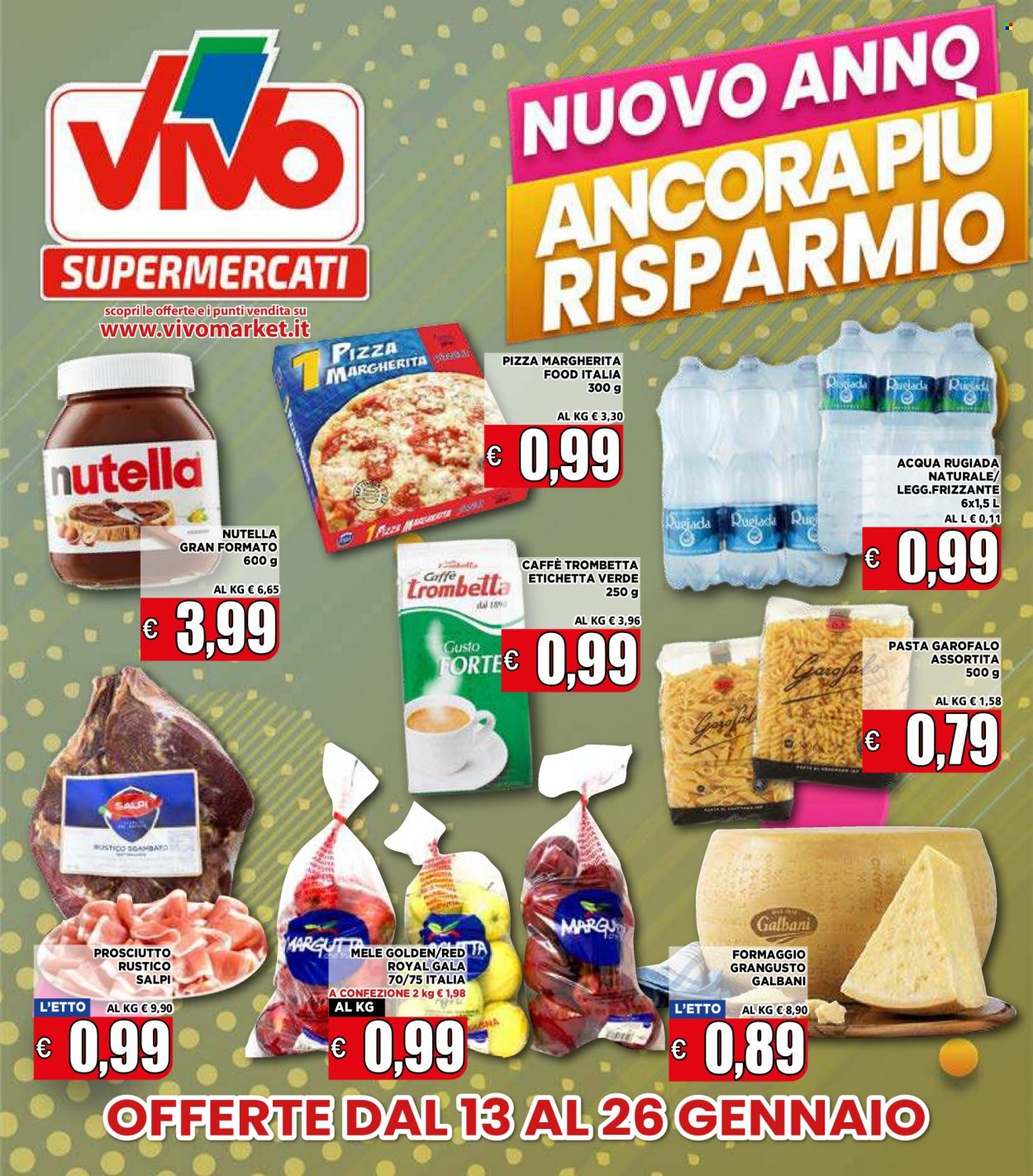 Volantino Supermercati VIVO - 13.1.2022 - 26.1.2022. Pagina 1.