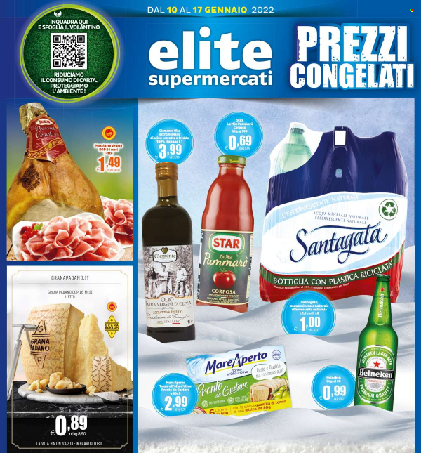 Volantino Elite Supermercati - 10.1.2022 - 17.1.2022. Pagina 1.