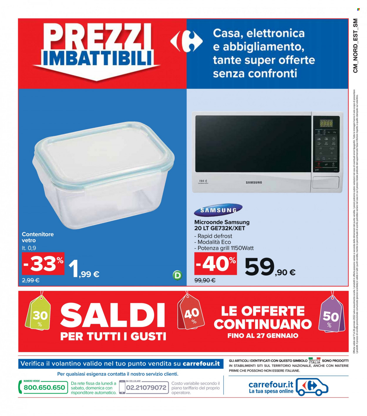 Volantino Carrefour - 17.1.2022 - 26.1.2022. Pagina 24.