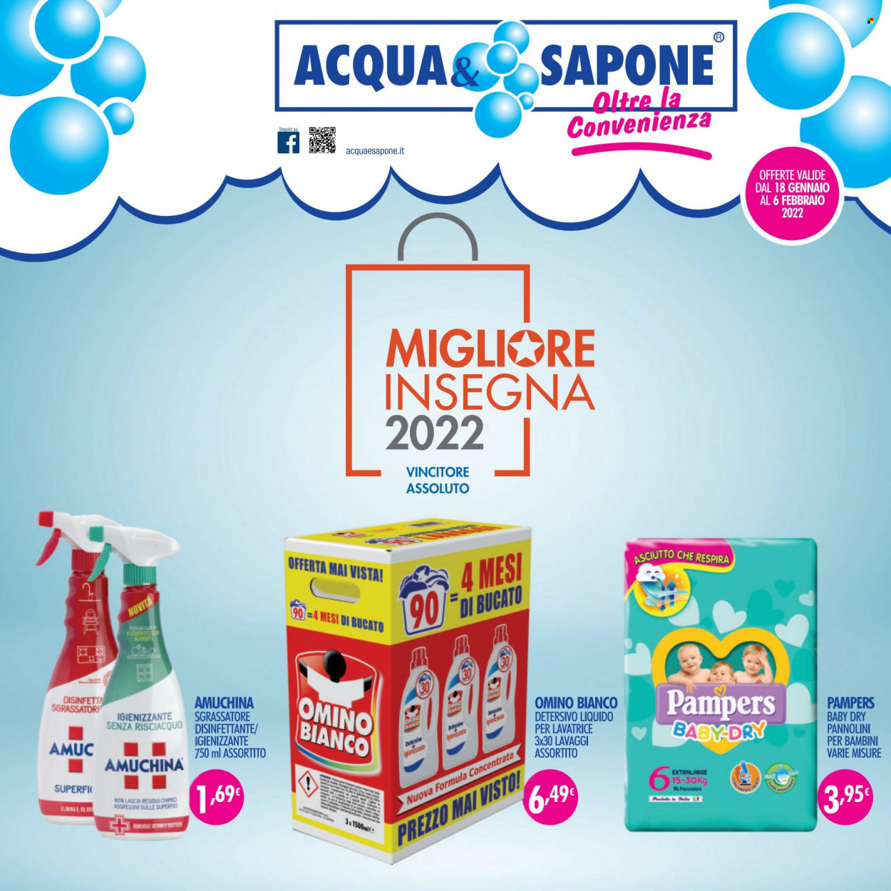 Volantino Acqua & Sapone - 18.1.2022 - 6.2.2022.
