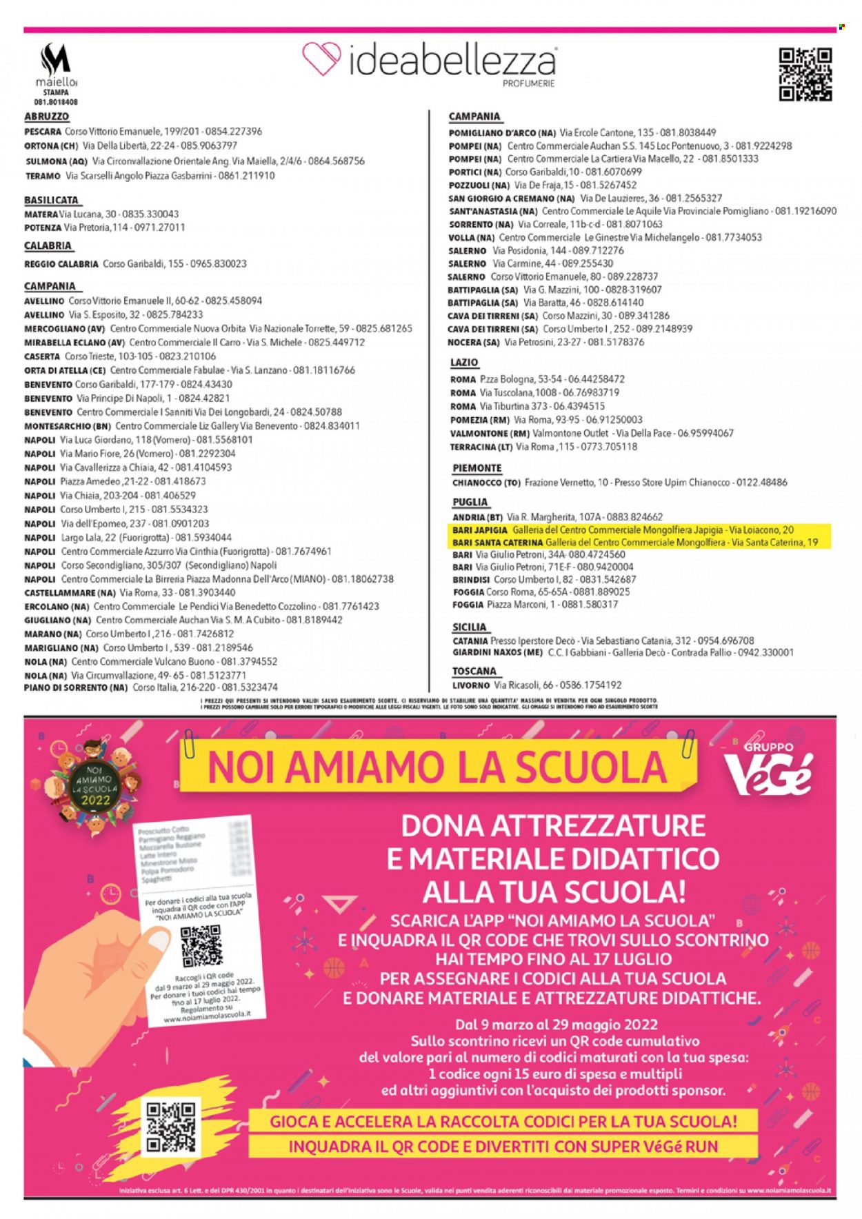 Volantino Idea Bellezza - 29.4.2022 - 22.5.2022.