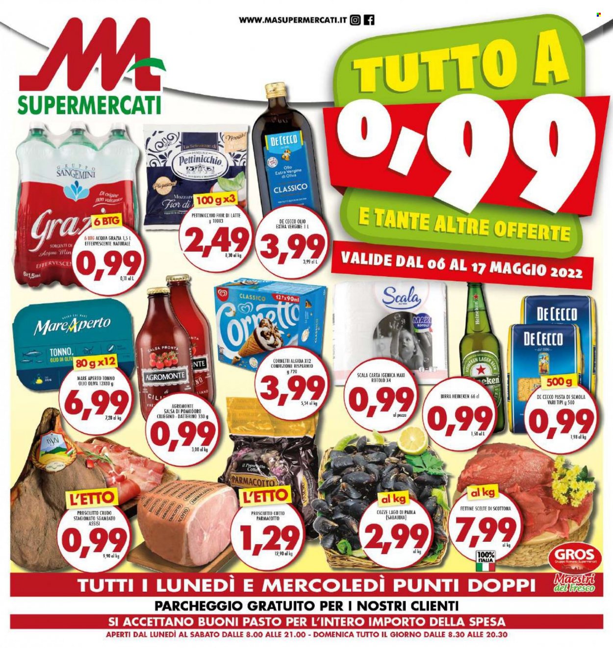 Volantino M.A. Supermercati - 6.5.2022 - 17.5.2022.