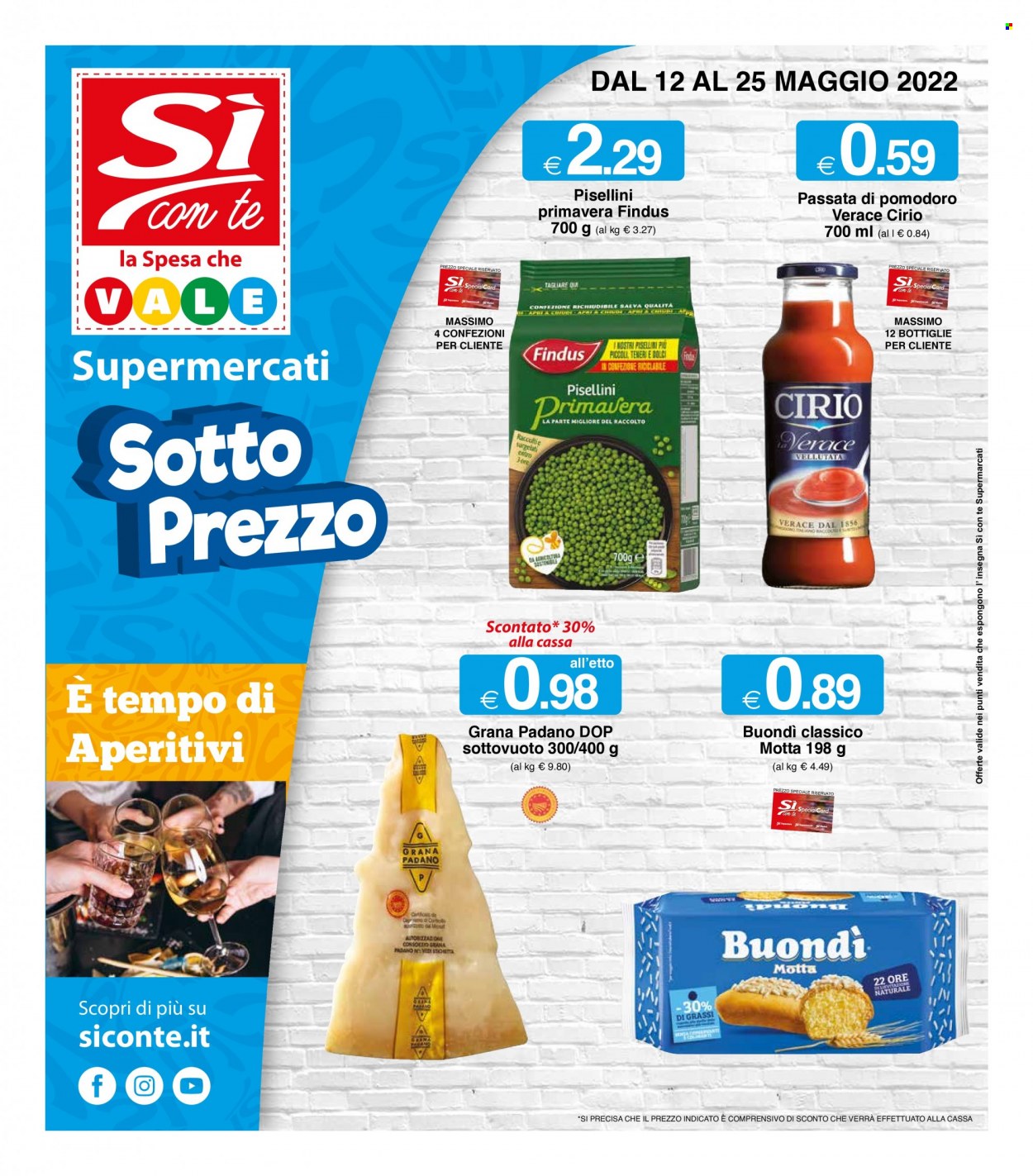 Volantino Si con te Supermercati - 12.5.2022 - 25.5.2022.