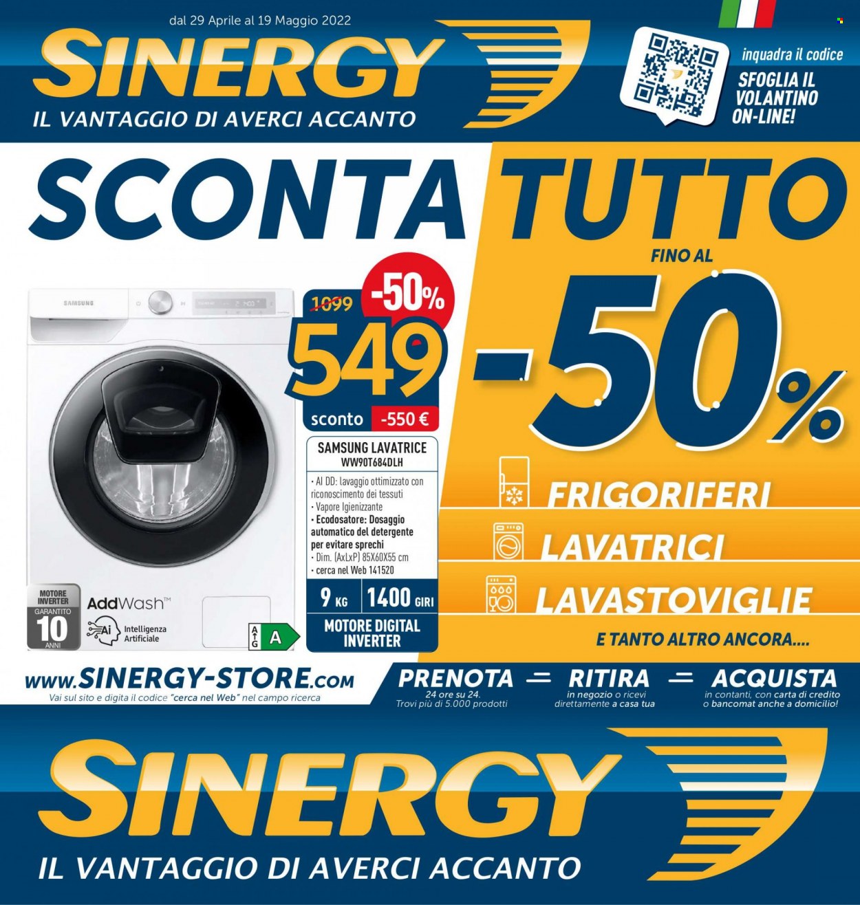 Volantino Sinergy - 29.4.2022 - 19.5.2022.