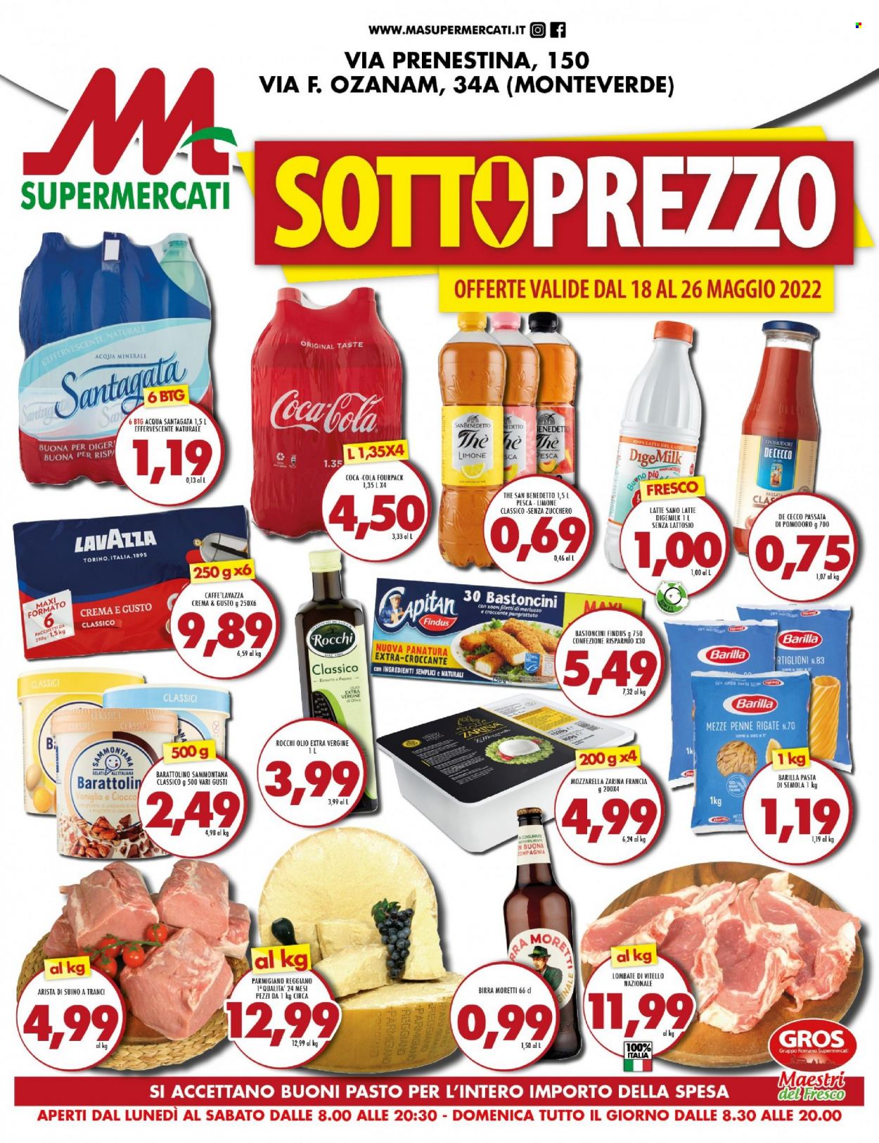 Volantino M.A. Supermercati - 18.5.2022 - 26.5.2022.
