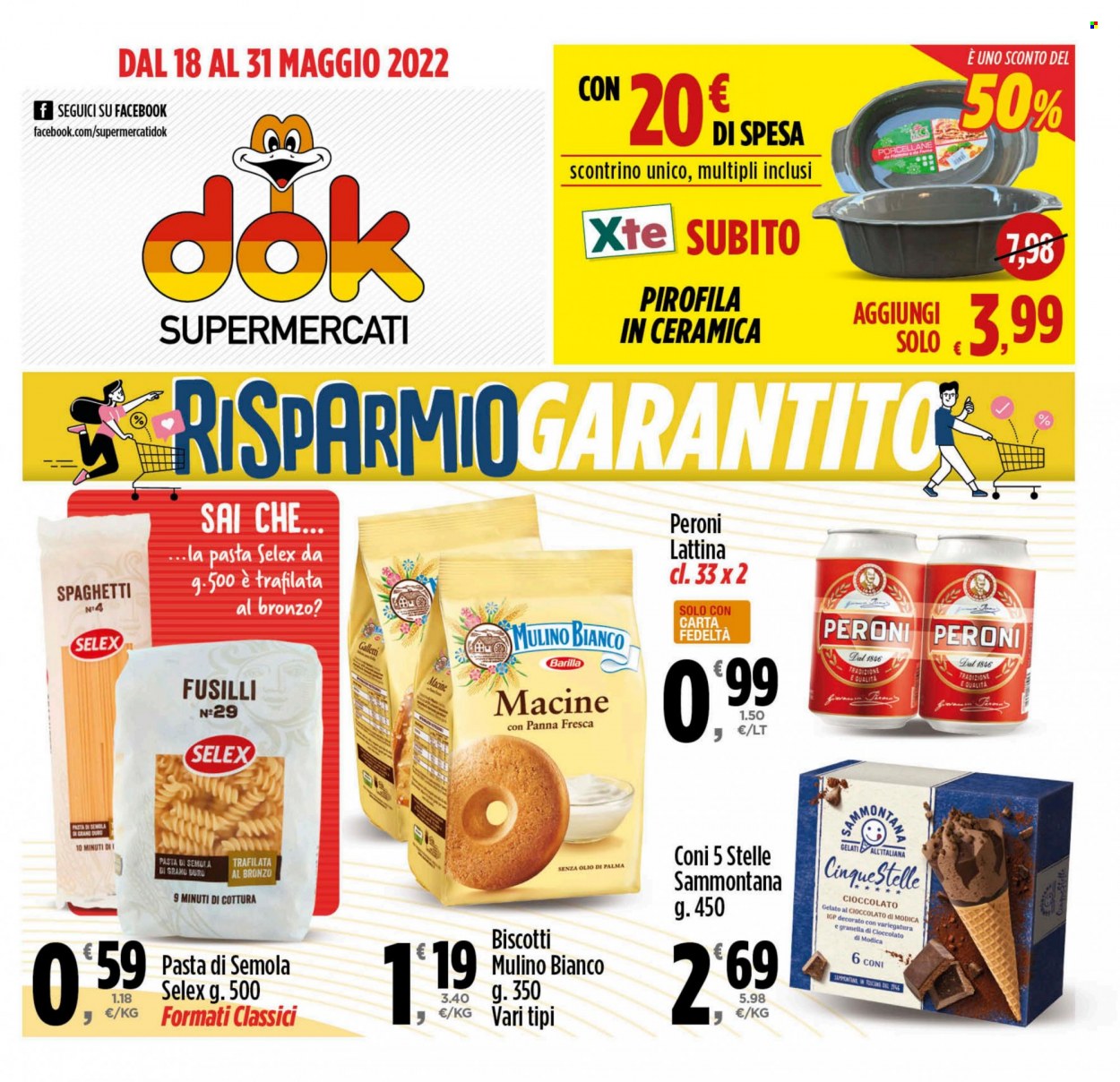 Volantino Supermercati Dok - 18.5.2022 - 31.5.2022.