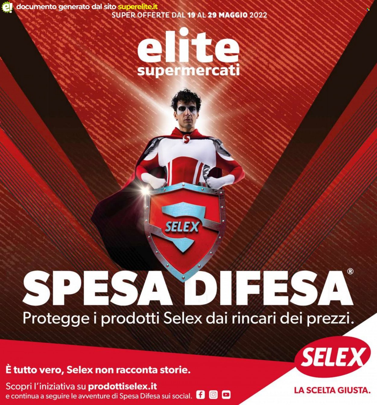 Volantino Elite Supermercati - 19.5.2022 - 29.5.2022.