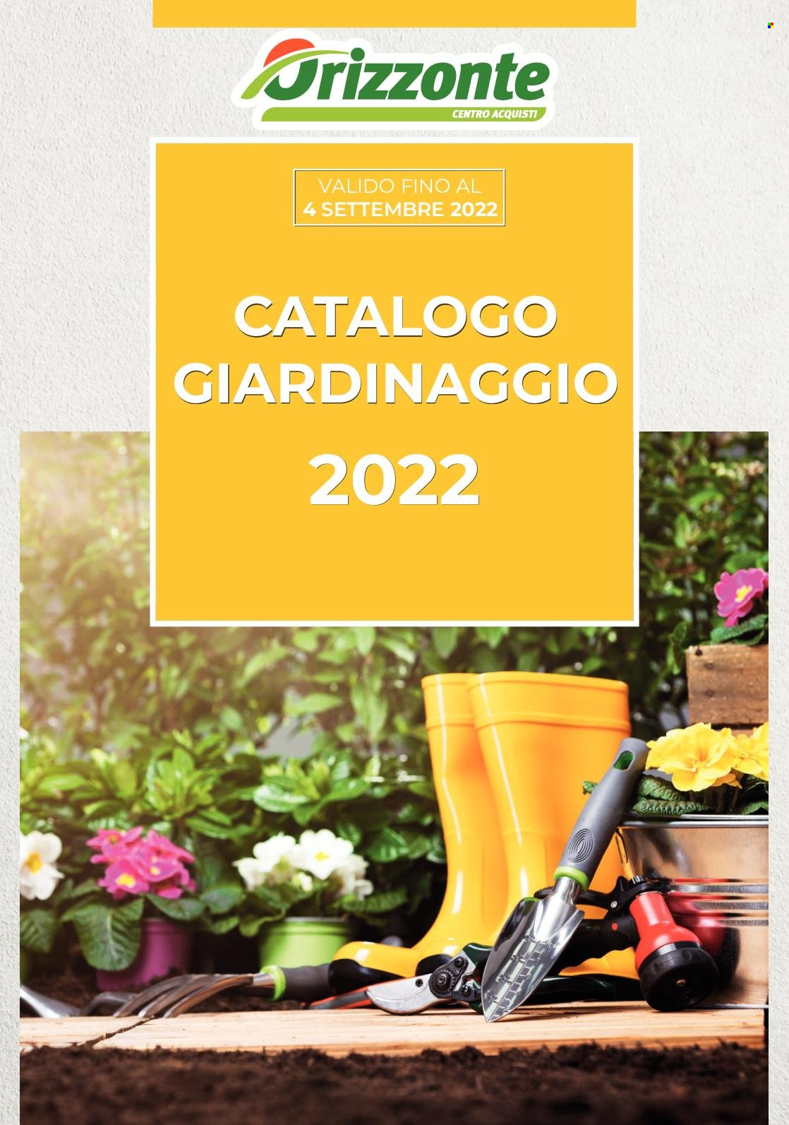Volantino Orizzonte - 12.6.2022 - 4.9.2022.