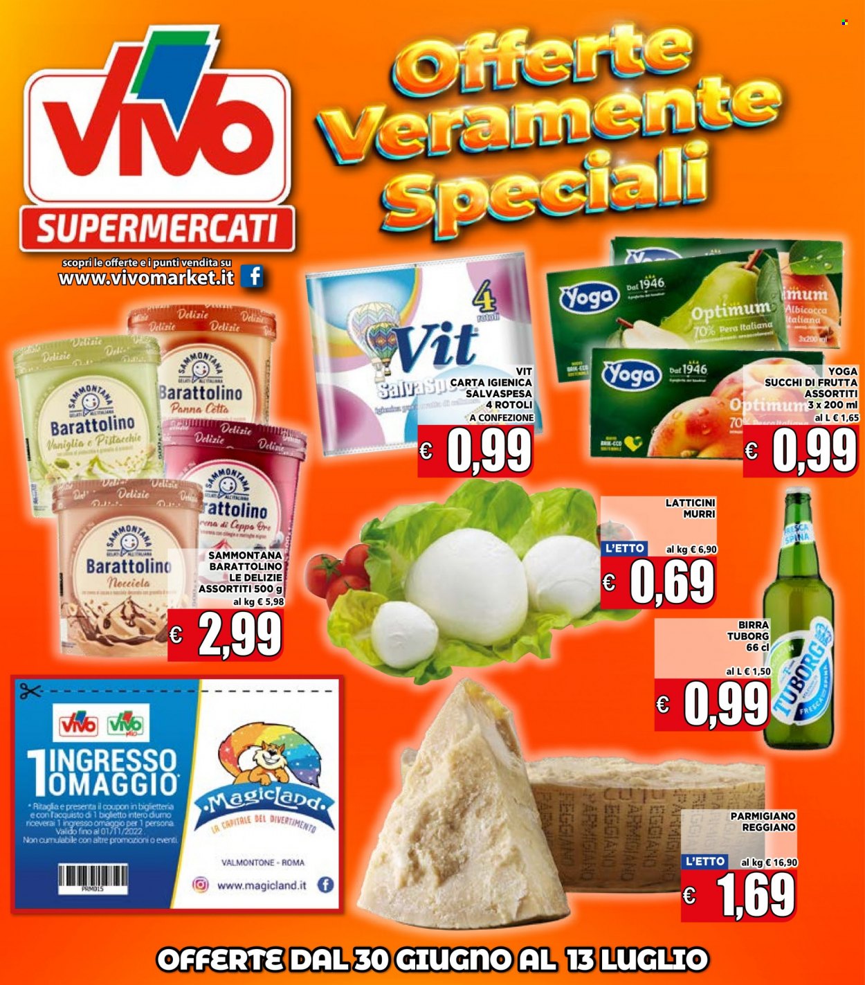 Volantino Supermercati VIVO - 30.6.2022 - 13.7.2022.
