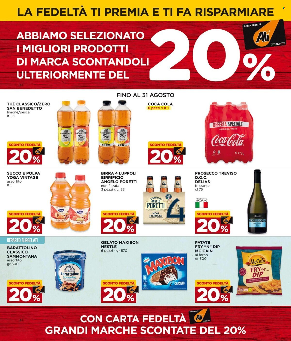 Volantino Alì Supermercati - 1.7.2022 - 31.8.2022.
