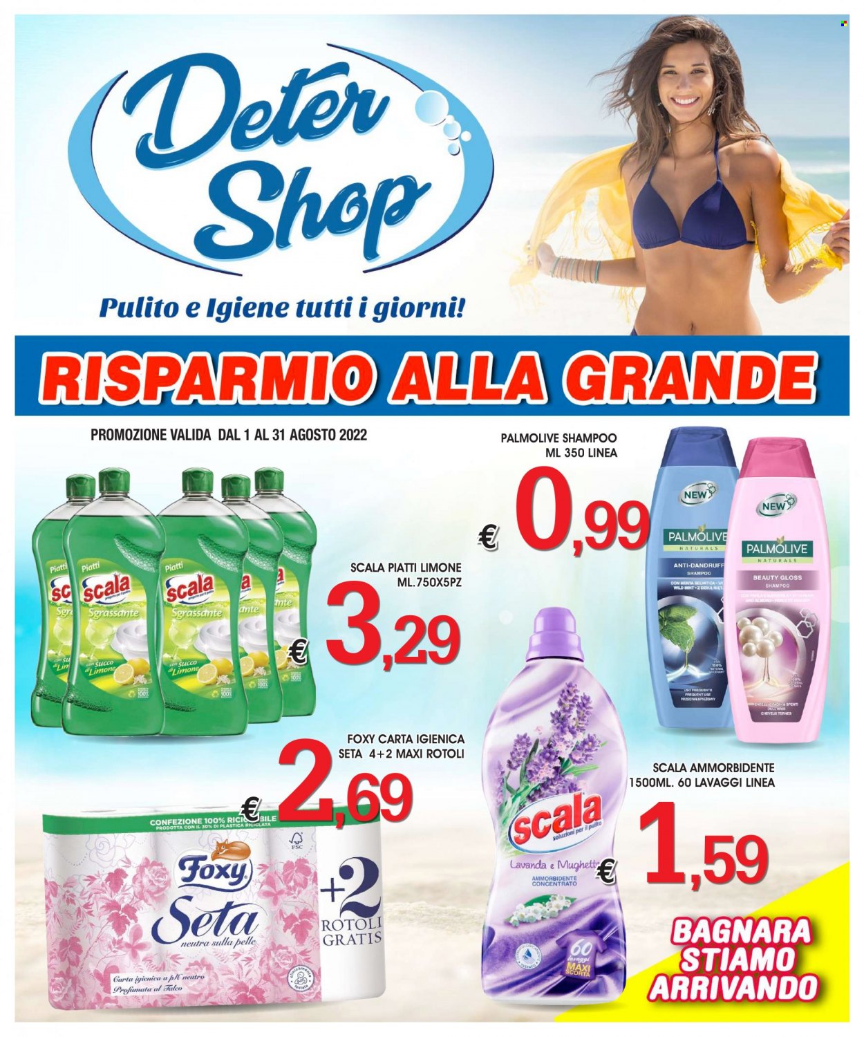 Volantino Deter Shop - 1.8.2022 - 31.8.2022.